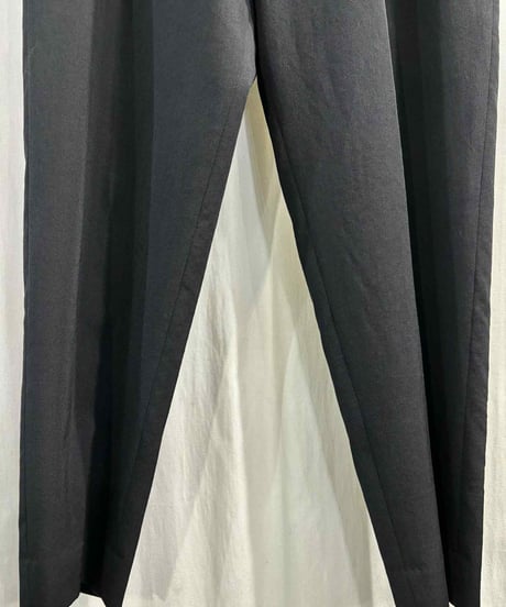 2018AW yohji yamamoto pour homme ヨウジ刺繍入りテーパードパンツ (HV-P66-528)