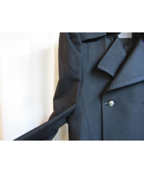 06aw yohji yamamoto femme ステッチデザインアシメトリ―コート FB-C07-110