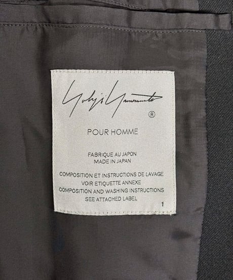 2022AW yohji yamamoto pour homme レイヤードコートドレス（HE-D01-506）