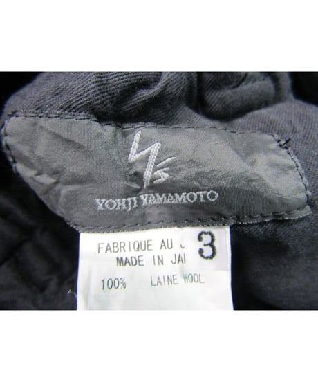 Y's for men yohji yamamoto ゴムシャーリングシンプルパンツ MB-P53-192