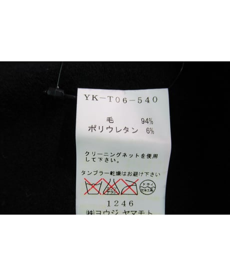 Y's yohji yamamoto アシメトリーデザインニットカットソー YK-T06-540