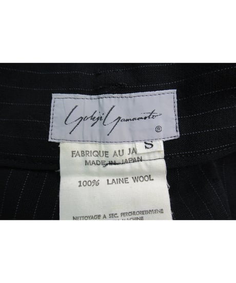80's yohji yamamoto femme vintage ストライプショートパンツ FP-2