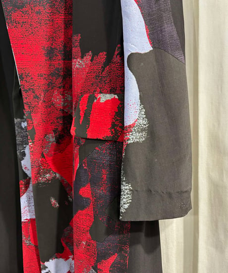 2019SS yohji yamamoto femme 左前二重シルクジャケット（FH-J05-401）
