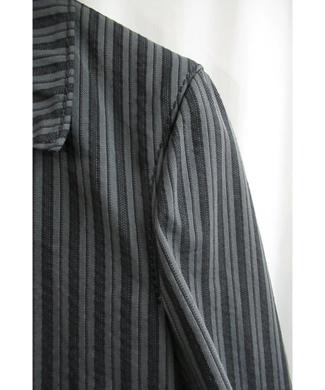 AD1999 COMME des GARCONS HOMME PLUS ストライプショートブルゾン PJ-04092M