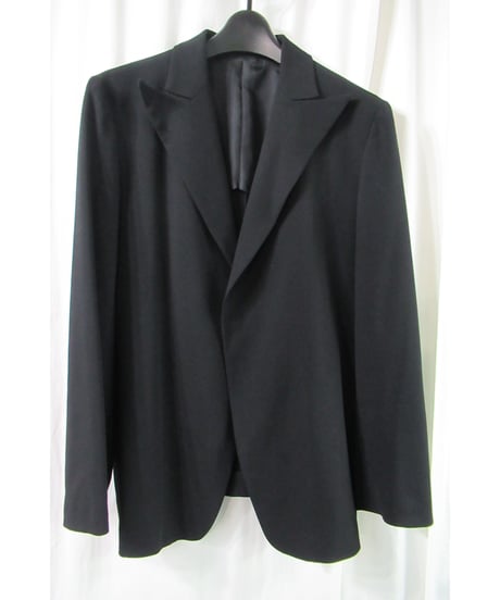 04ss yohji yamamoto +noir ピークドラペルシンプルジャケット NZ-J03-102