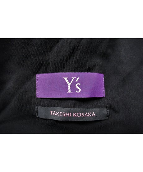 Y’s yohji yamamoto 素材切り替え フレアスカート YN-S40-834