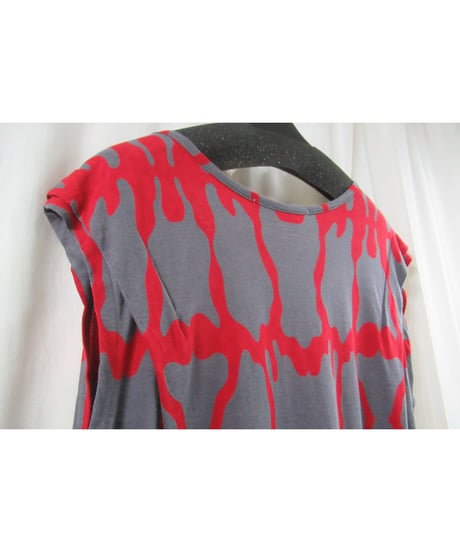 LIMI feu yohji yamamoto 袖デザインノースリーブカットソー（LO-T46-059）