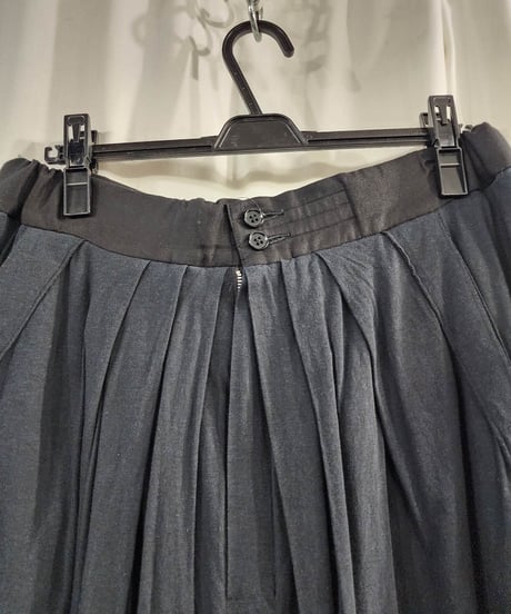2012ss yohji yamamoto pour homme vintage 黒 ハカマパンツ (HB-P13-010)