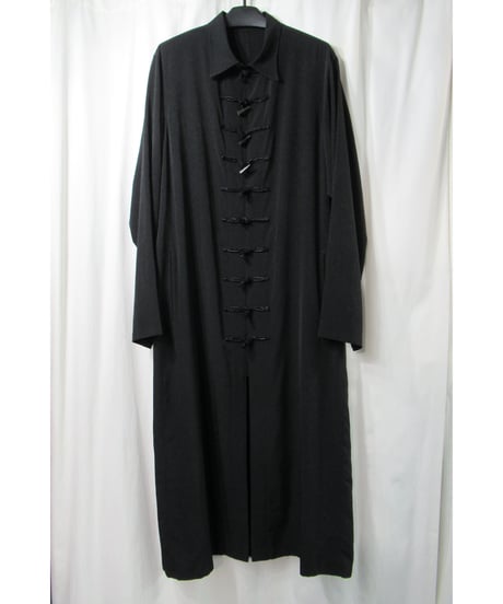 20ss yohji yamamoto pour homme チャイナ釦デザイン ロングブラウス（HN-B38-500）