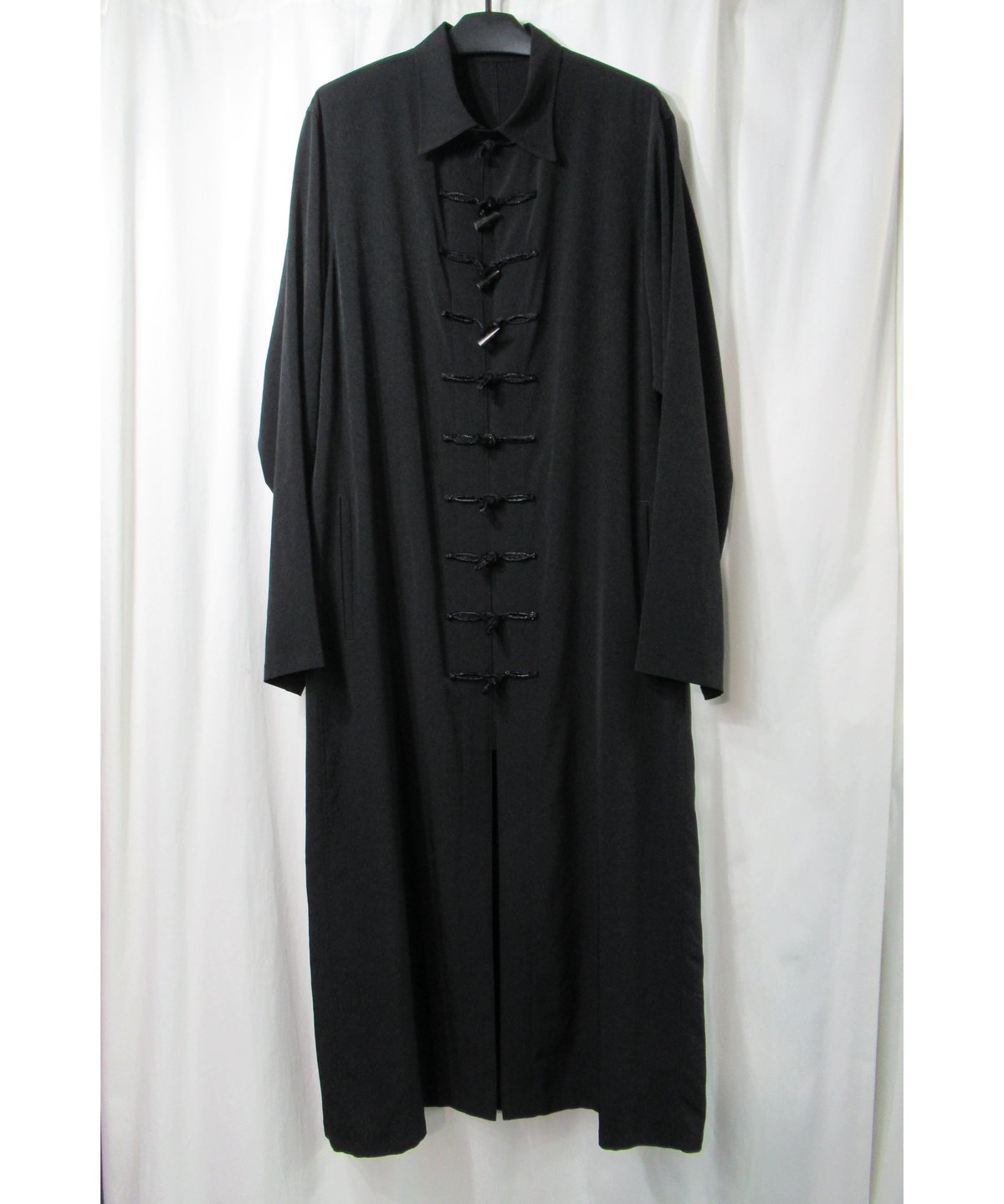 20ss yohji yamamoto pour homme チャイナ釦デザイン ロングブラウ