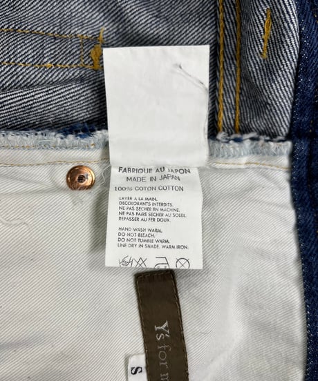Y's for men yohji yamamoto デニムパンツ（MD-P17-058）
