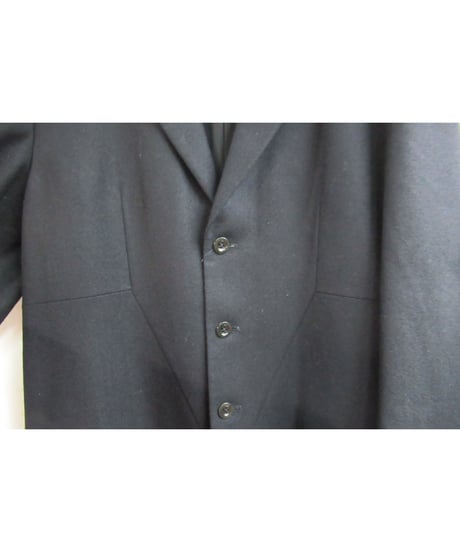 00aw yohji yamamoto pour homme 切替えデザインフラノジャケット HT-J20-151