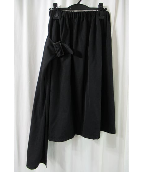Y’s yohji yamamoto 巻きスカート風アシメトリースカート YS-S01-100