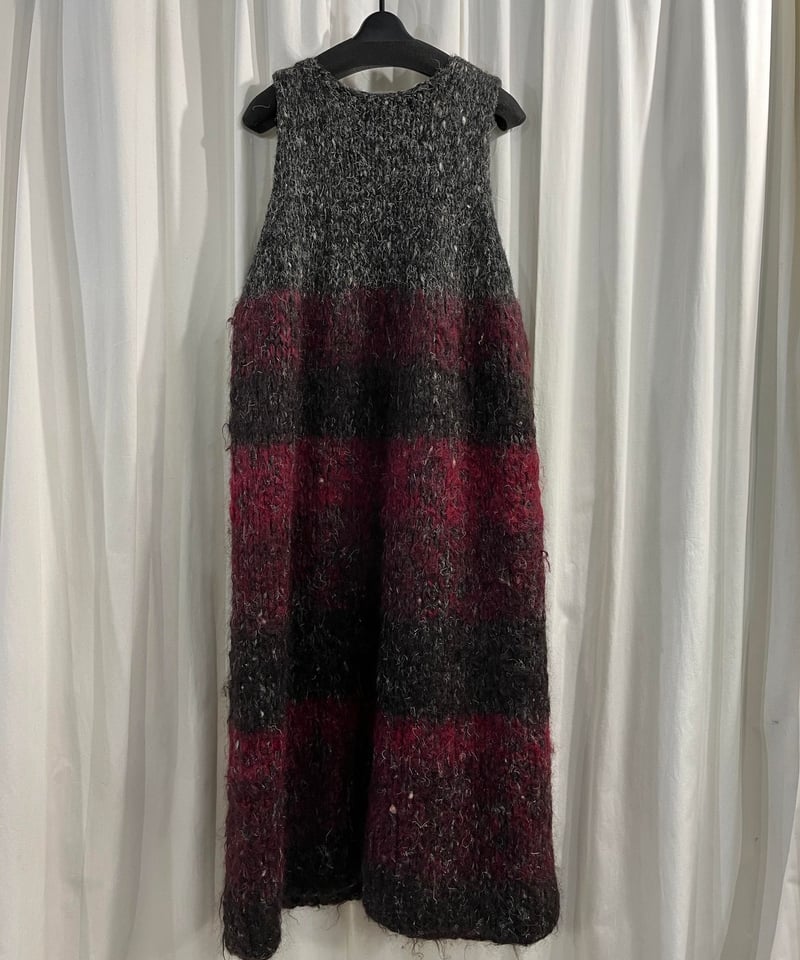 96aw Yohji Yamamoto femme ニットワンピース ブラウン 96aw Yohji Yamamoto femme ニットワンピース ブラウン