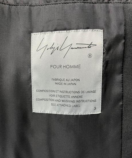 2022SS yohji yamamoto pour homme リエ刺繡ジャケット（HG-J54-108）