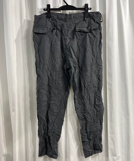 2016SS yohji yamamoto pour homme しわ加工パンツ（HO-P29-900）