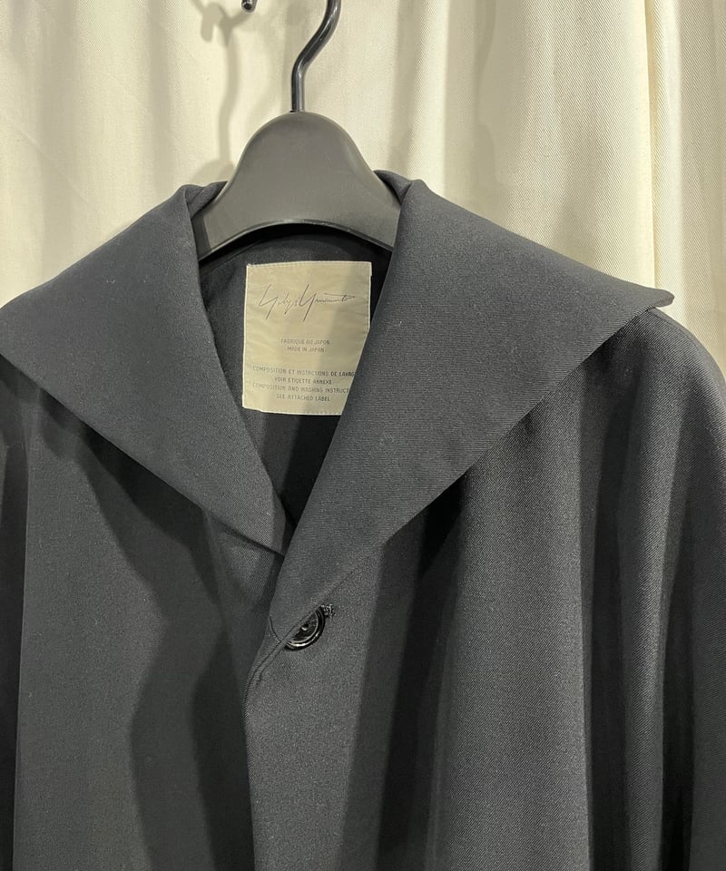 新品】yohji yamamoto ロングジャケット コート 2020ss 黒-