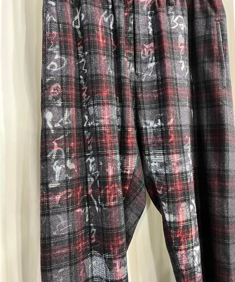 2020AW yohji yamamoto pour homme チェックパンツ（HR-P51-107）
