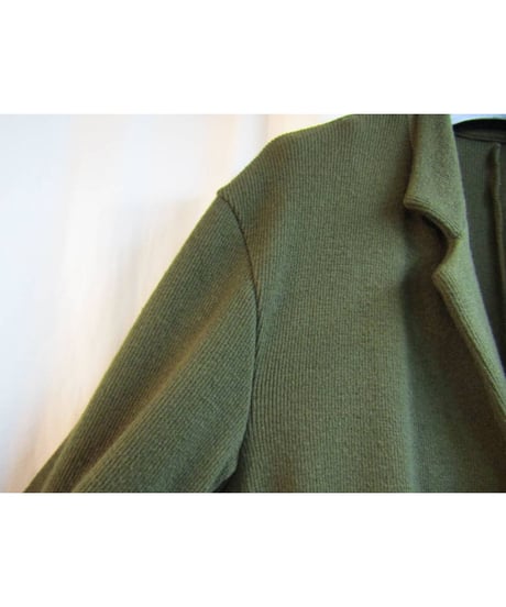 Y's yohji yamamoto カーキ ニットロングジャケット YV-J01-157