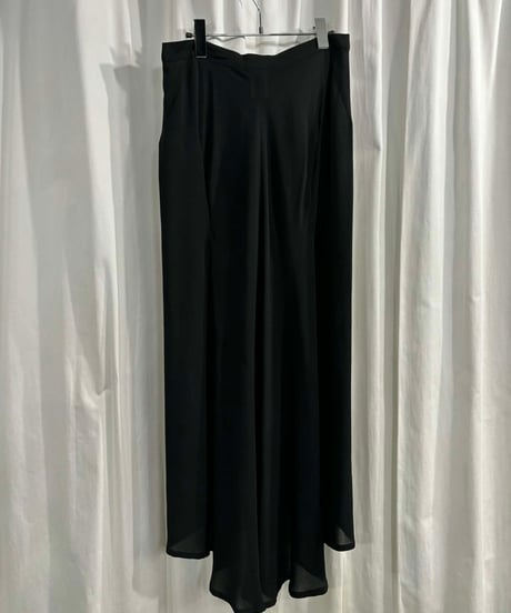 yohji yamamoto ＋NOIR シルク ロングスカート（NM-S02-404）