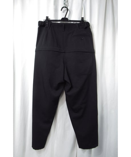 17aw yohji yamamoto pour homme デザインテーパードパンツ（HK-P42-100）