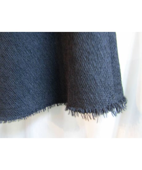 yohji yamamoto +noir 裾切りっぱなしAラインスカート NU-S19-173