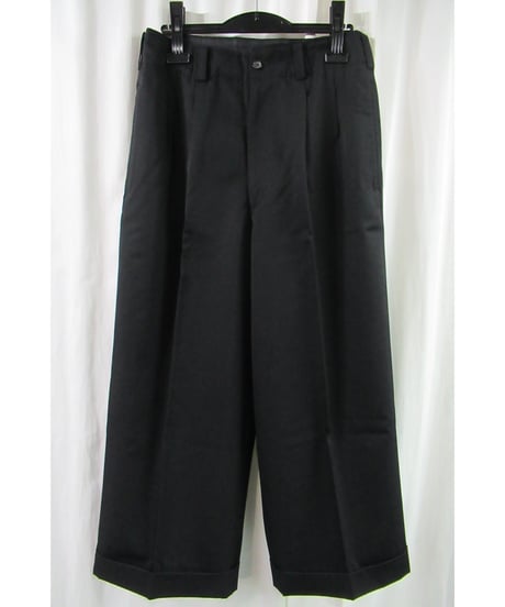 LQ yohjiyamamoto 裾ダブル シンプルワイドパンツ 0363-08-100-98