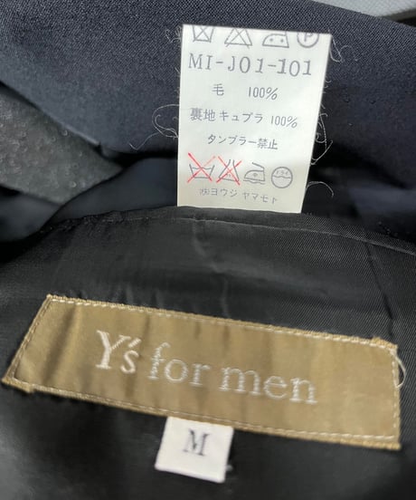 Y's for men yohji yamamoto 3釦テーラードジャケット（MI-J01-101）