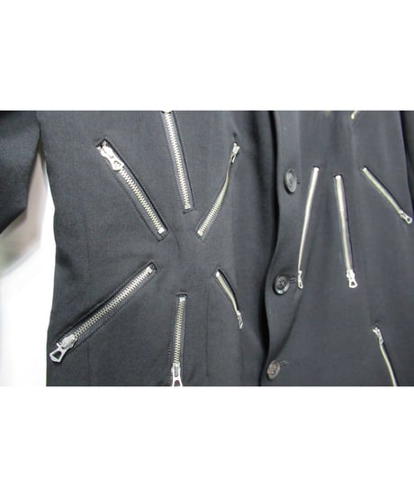 19ss yohji yamamoto pour homme デザインファスナー ジャケット（HH-J31-100）