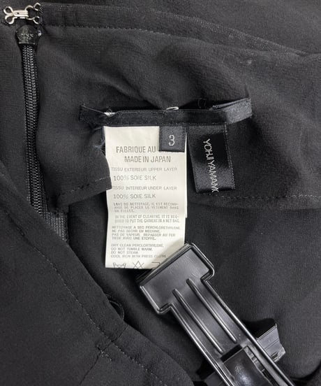 2004SS yohji yamamot +NOIR シルクロングスカート（NZ-S16-814）