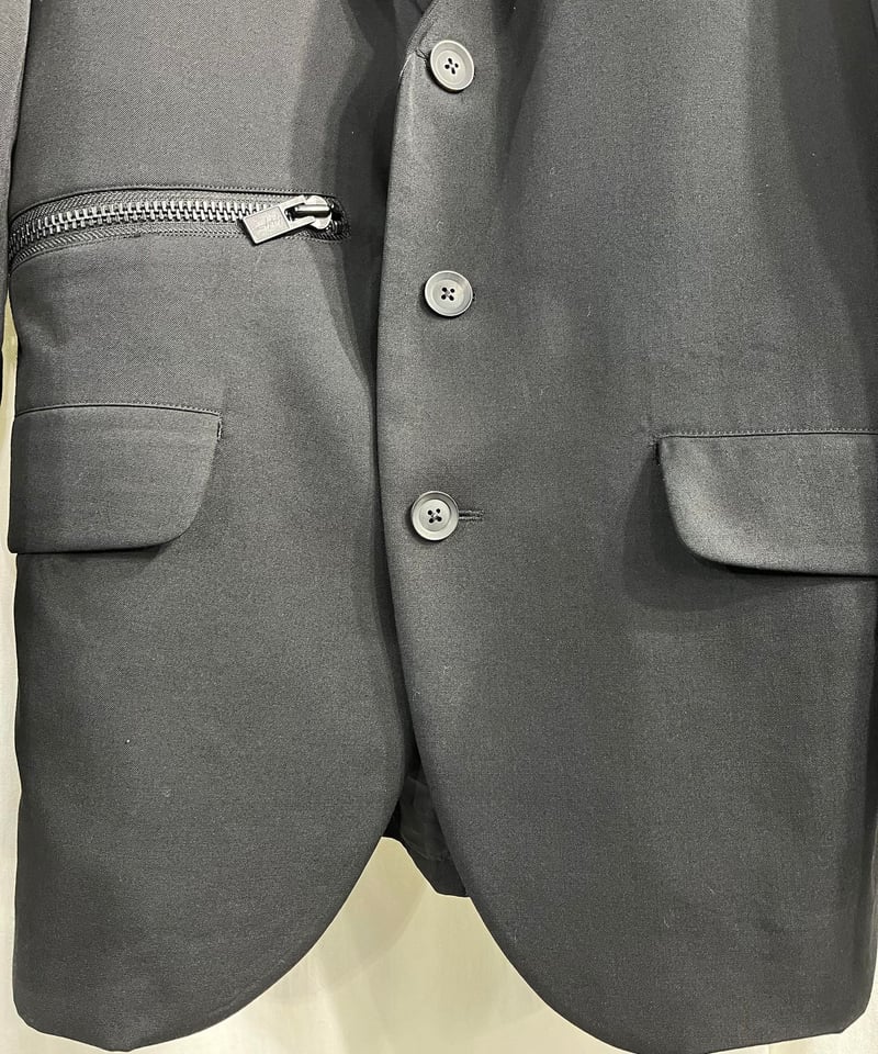 2021AW yohji yamamoto pour homme 右脇ファスナー開きジャケット