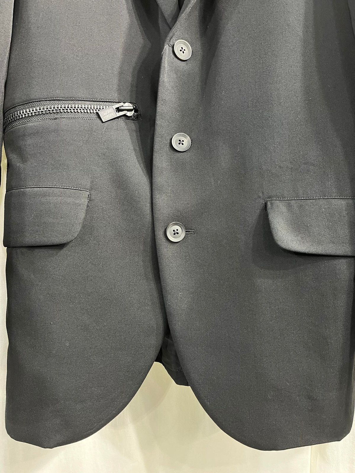 2021AW yohji yamamoto pour homme 右脇ファスナー開きジャケット