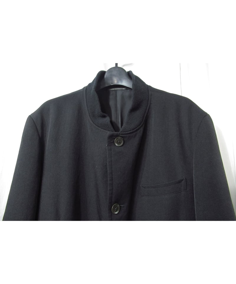 07aw yohji yamamoto pour homme 襟ニット切り替え 燕尾デザイン