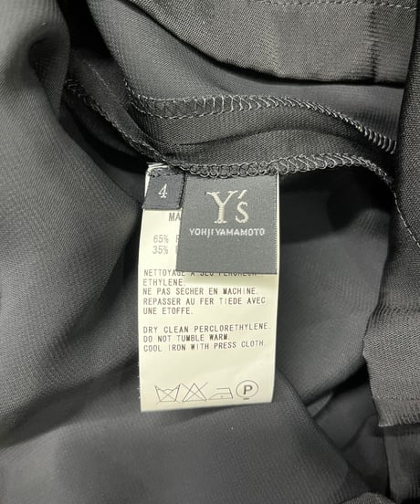 Y's yohji yamamoto デザインノースリーブワンピース（YJ-D17-206）