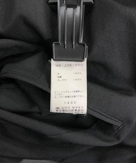2017SS yohji yamamot pour homme デザインジャケット（HD-J36-100）