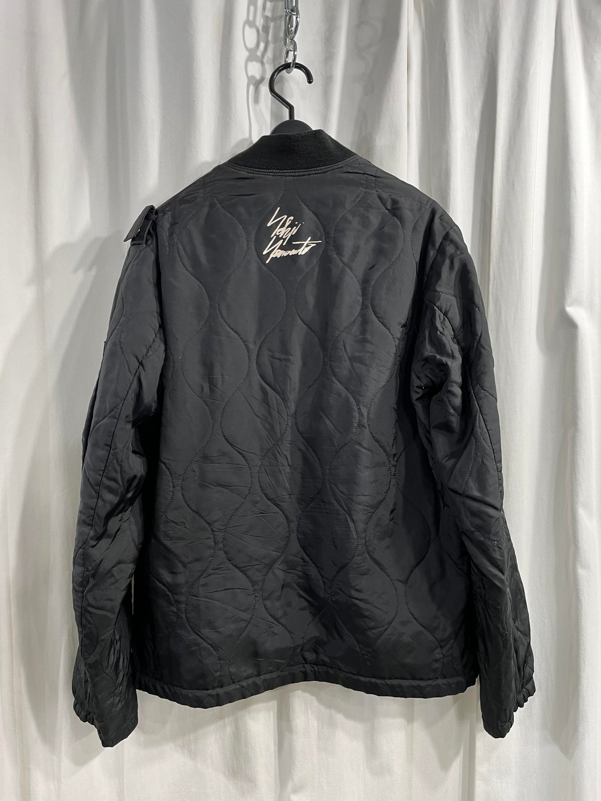 Y's YOHJI YAMAMOTO リバーシブル ブルゾン　ベージュ黒　ア32 Y's YOHJI YAMAMOTO リバーシブル ブルゾン ベージュ黒 ア32 Y's