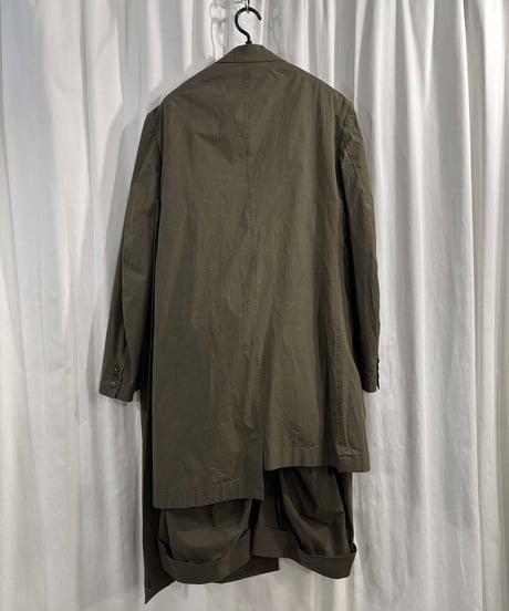 2022SS yohji yamamoto pour homme レイヤードジャケットセットアップ（HG-J28-820-ST）
