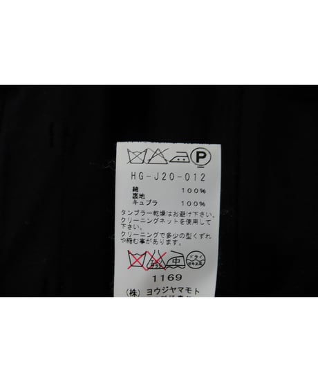 14ss yohji yamamoto pour homme チャイナボタン カットソージャケット HG-J20-012