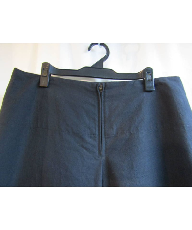 Y's yohji yamamoto 裾ダブル コットンシンプルパンツ YC-P01-006