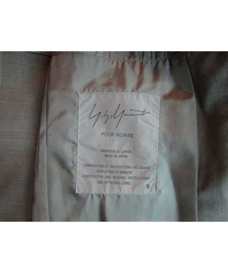 95ss yohji yamamoto pour homme vintage チェスタージャケット HB-J23-124