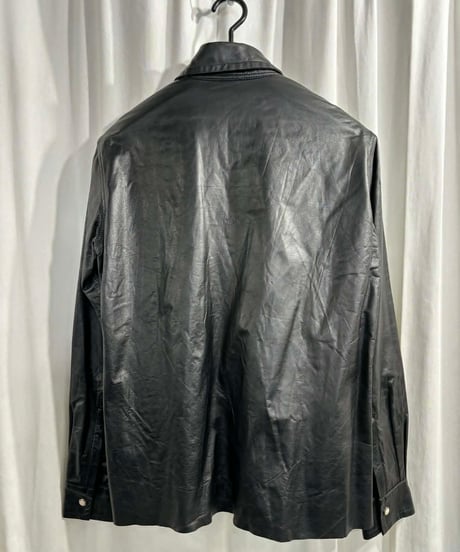 Y's yohji yamamoto レザーブラウス（YG-B05-701）
