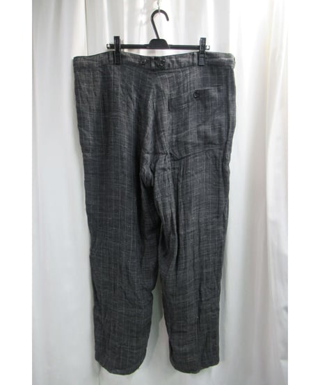 90’s yohji yamamoto pour homme vintage SAMPLE グレー ストライプデザインセットアップ（J16-233-1M）
