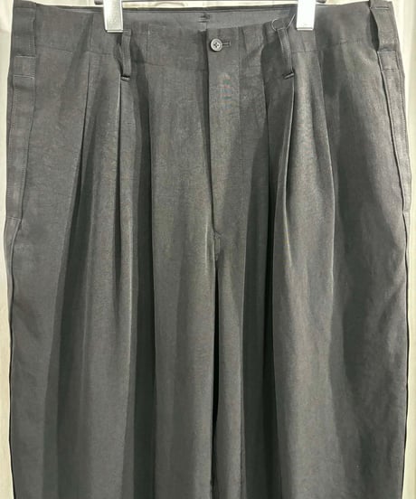 2024SS yohji yamamoto pour homme 脇テープパンツ（HS-P49-500）