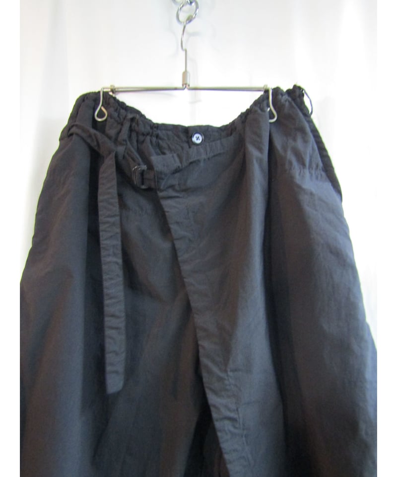ヨウジヤマモト　ラップ　パンツ　19ss 19ss yohji yamamoto POUR HOMME コットンラップパンツ HH-P1