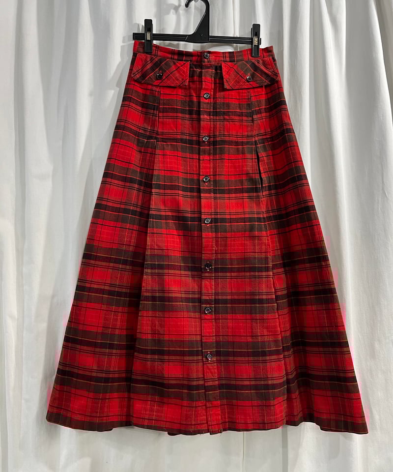 Y's yohji yamamoto タータンチェックロングスカート（YN-S13-046）