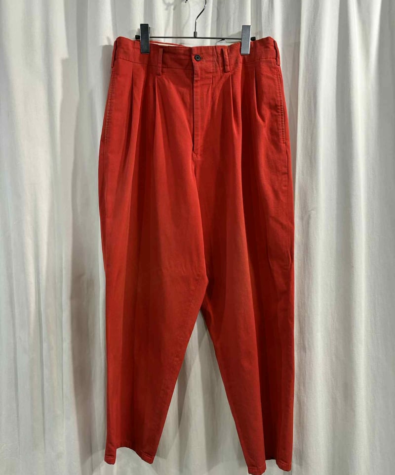 【90s ヴィンテージ】Yohji Yamamoto POUR HOMMEパンツ Yohji Yamamoto ヨウジヤマモト POUR HOMME プールオム 80~90s 丸ロゴ