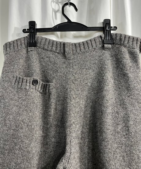 2018AW yohji yamamoto pour homme ニットパンツ（HV-K20-976）