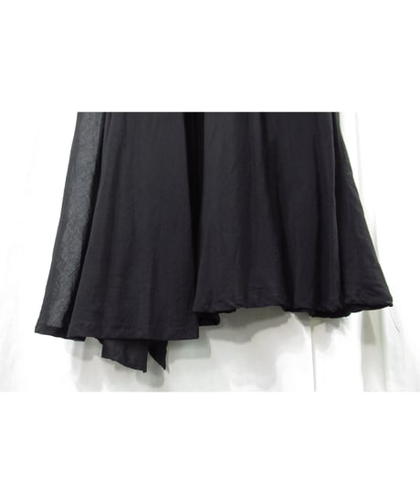 yohji yamamoto +noir バックデザイン フレアスカート（NO-S09-200）