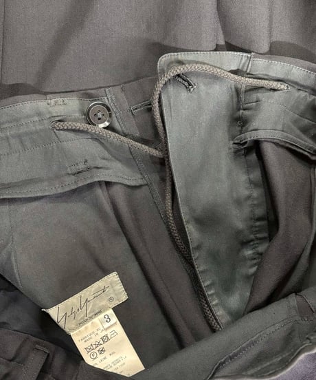 2020AW yohji yamamoto pour homme ウ－ルパンツ（HR-P20-100）