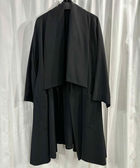 80's Yohji Yamamoto Femme 変形 ロングジャケット 1980's yohji yamamoto femme pour LA NUIT M's